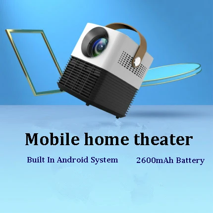 Портативный мини проектор CRE C2 800*480 поддержка 1080P| |