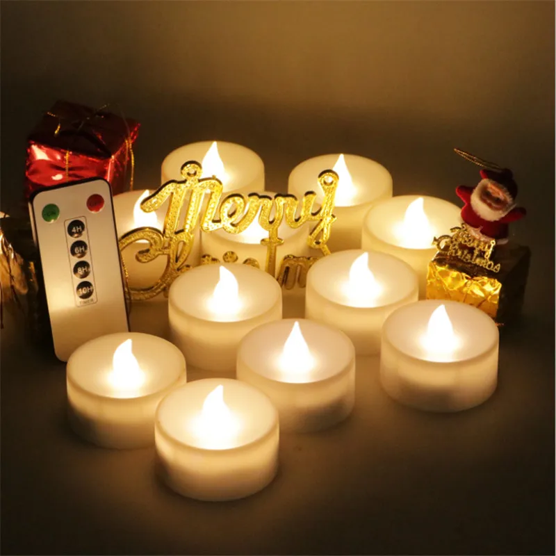 Светодиодная носветильник Свеча на Хэллоуин Электронная свеча светильник ний