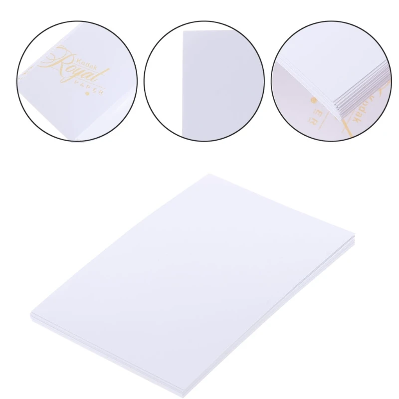 

20 Sheets 4"x6" Glossy 4R Photo Paper for Inkjet Printers Photographic Paper