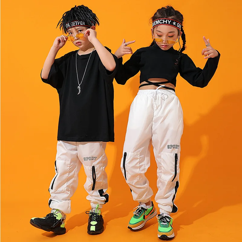 

BOY'S Handsome Hip Hop Costume Girls Hiphop Jazz Dancing Dress Children Hip Hop Set Childrenswear