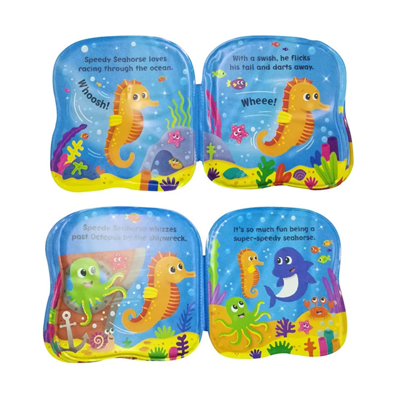 

New Floating Infant Baby Animal Bath Books Kids Learning Waterproof Bathtime Toddlers Educational Toys 19 2020