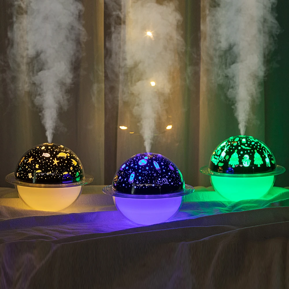 Starry Sky Projection Lamp Air Humidifier Aromatherapy Diffuser For Kid  Room Holiday Gift Usb Ultrasonic Aroma Humidificador - Humidifiers -  AliExpress