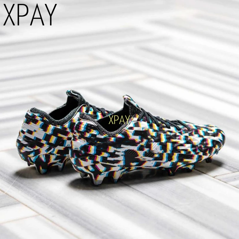 

Soccer Shoes Turf FG Kids Football Boots Teens Futsal Cleats Outdoor Training Sport Sneaker