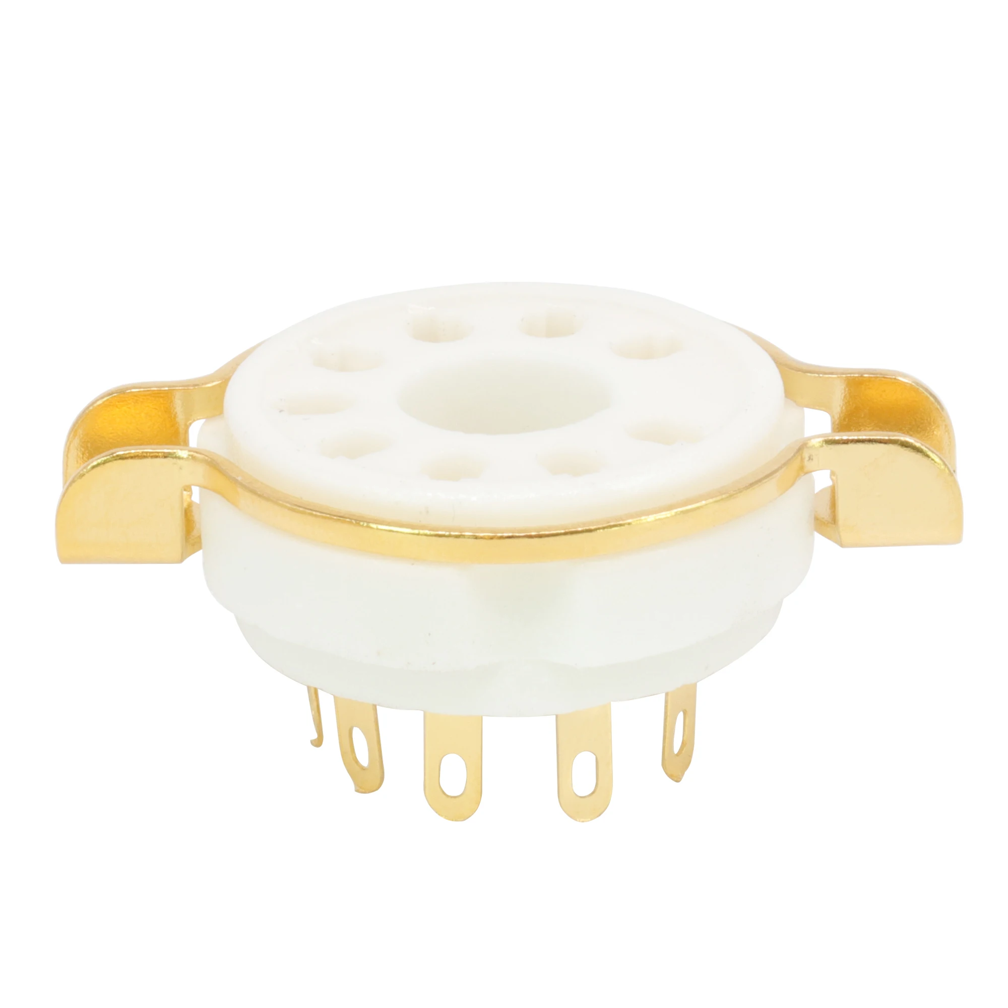 1 шт. керамическая трубчатая розетка Magnoval 9pin для EL504 EL519 PL519 EL502 6LQ6 7868|audio amp|amp diyaudio amp