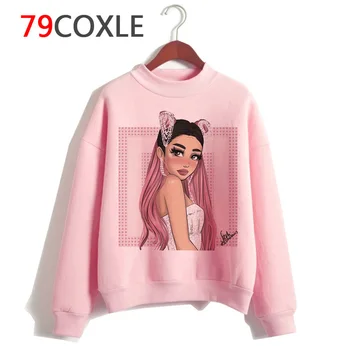 

Ariana Grande Dangerous Women hoodie harajuku korean style Girl Kawaii Sweatshirt female Hip Hop Casual 90s hood streetwear