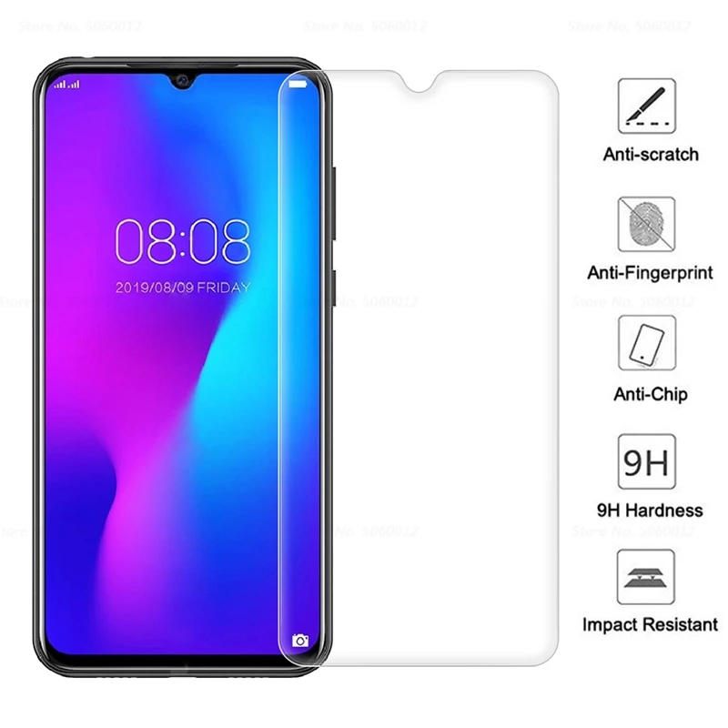 Защитный Стекло Для DOOGEE Y8 с уровнем твердости 9H 2.5D закаленное X11 X70 X80 Y7 N10 N20 S90 Pro Y9