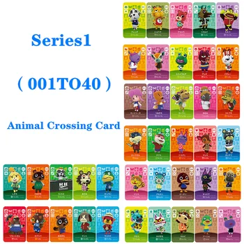 

English compatible Amiibo Game Card NS Series 1 (001 to 040) Animal Crossing Card Work for