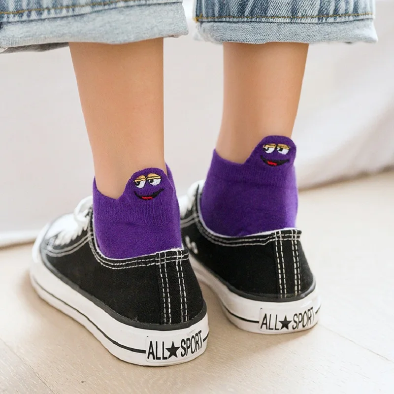 2020 New Arrival Slipper Invisible Animal Women's Short Socks Cotton No Show Socks For Women