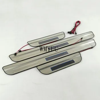 

Stainless Steel ExternalLed Door Sill Scuff Plate Guard Sills Protector Trim for Honda Civic 10th 2016 -2020 Car Styling