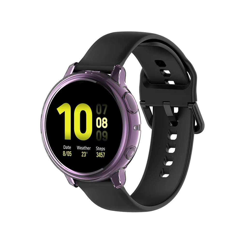 Для samsung Galaxy Active 2 40 мм 44 мм Чехол Мягкий Прозрачный Силикон ТПУ защитный чехол бампер