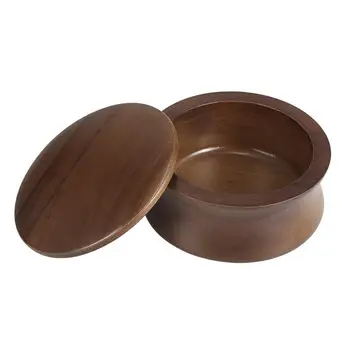 

1pc Shaving Bowl Durable Shaving Cream Bowl Wooden Bowl Wooden Shaving Bowl for Shop