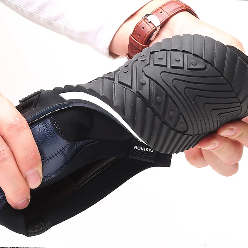 Genuine Leather shoes Men Comfortable Plus Size 11-14 Brand Weave Oxford Shoes for men Business shoes Casual Formal