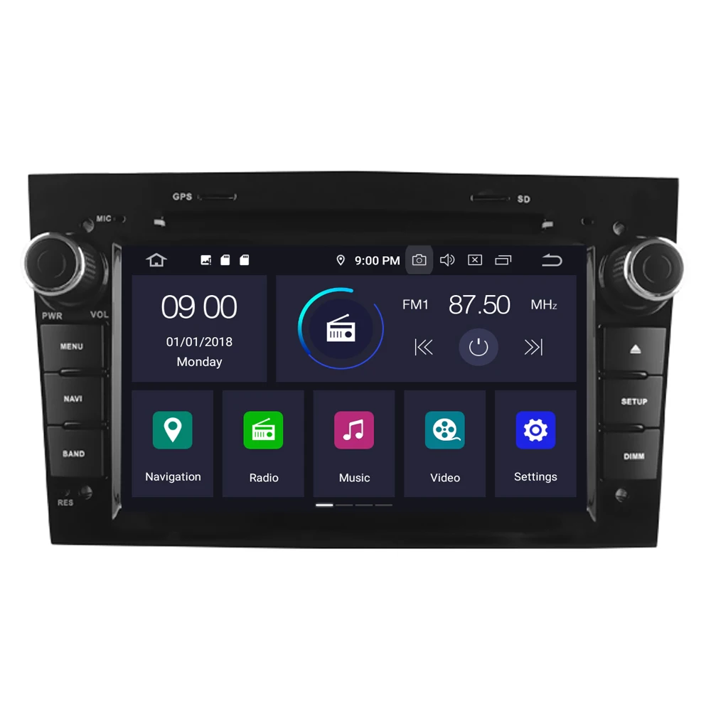 Cheap RoverOne Car Multimedia Player For Opel Astra Zafira Vectra Combo Antara Vivaro Meriva Corsa Android 9.0 DVD Radio Navigation 2