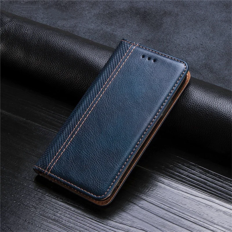 Elegant Leather Wallet Flip Phone Cover - Universal Fit