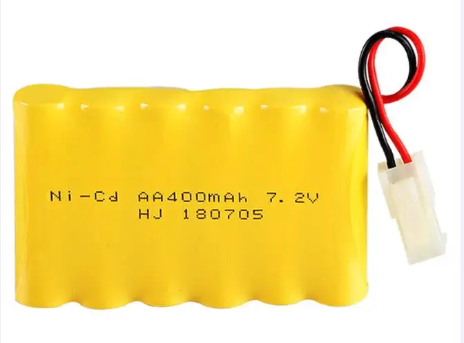

MasterFire 2pack/lot Ni-cd 7.2V 400mAh Battery Cell Rechargeable 6x AA Batteries Pack with Plug for Remote Control Toys RC Cars