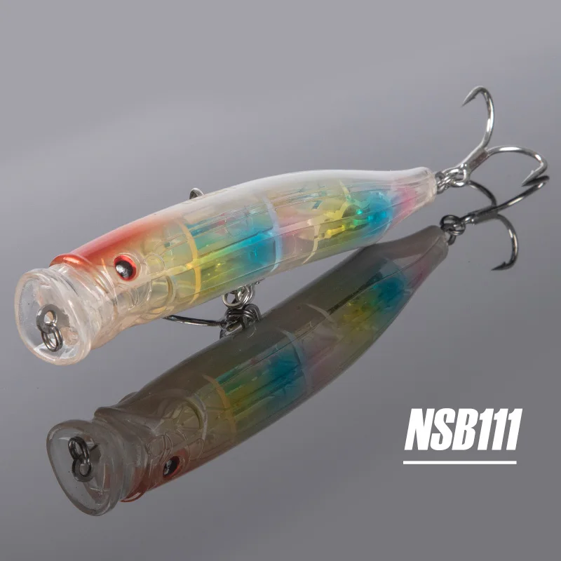 Leurre Popper Noeby 10cm 17g Pour Pêche En Mer - Nage En Surface