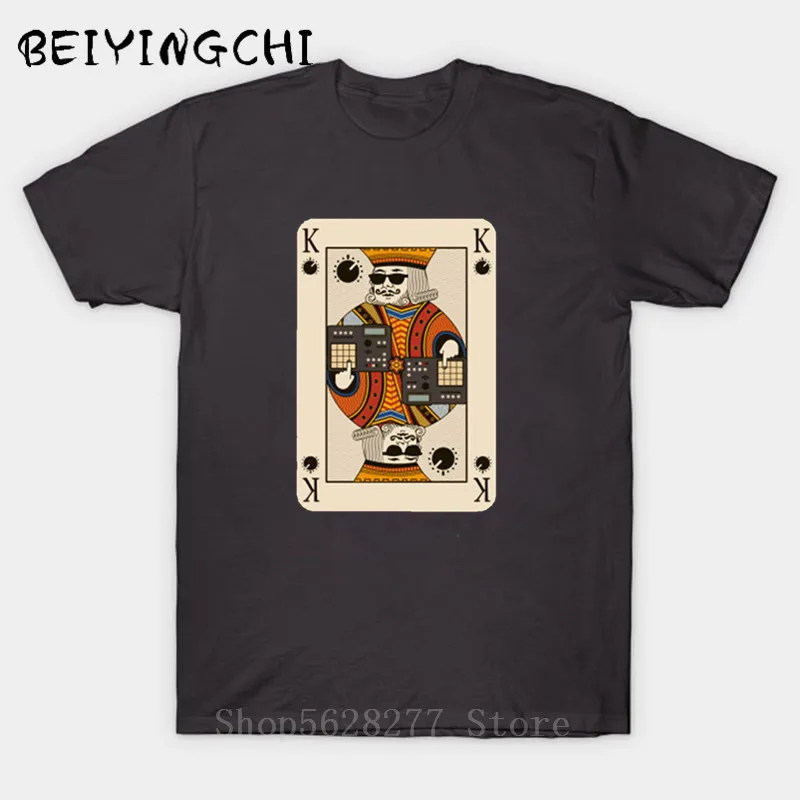 Футболка Techno Tesco смешная танцевальная DJ музыка подземная Мужская мода Beatmaker King с