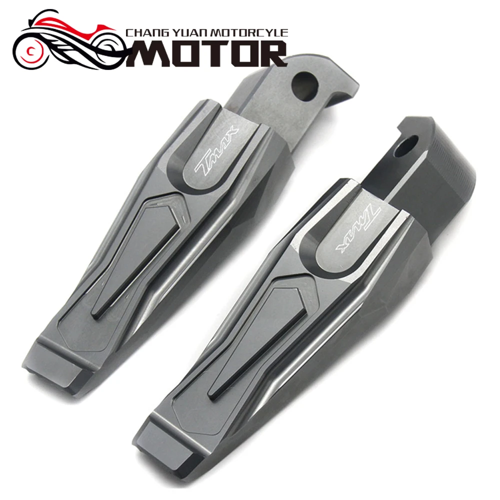 Motocicleta CNC trasero de aluminio de pasajeros pie Peg reposapies para YAMAHA TMAX 500 T-MAX530 XP500 XP530 6 цветов