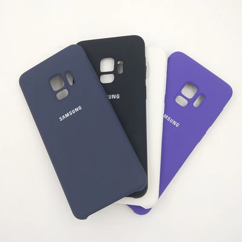 Мягкий и шелковистый жидкий силиконовый чехол для телефона Samsung Galaxy S9 Plus защитный