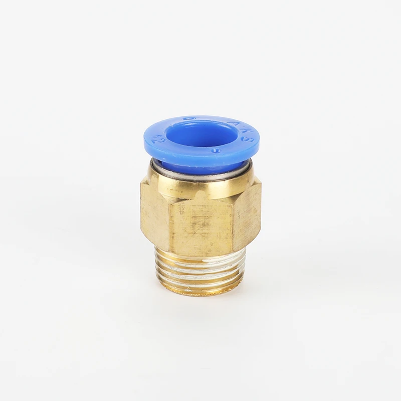 PC Air Pneumatic 10 12 мм 6 8 мм 4 мм шланговая трубка 1/" BSP 1/2" 1/" 3/8" наружная резьба соединитель воздушной трубы быстрое соединение латунный фитинг