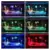 EU/US Plug 18-48CM 5050 RGB LED Aquarium Air Bubble Light Fish Tank Bar light Aquatic Submersible Lamp Waterproof RF Controller