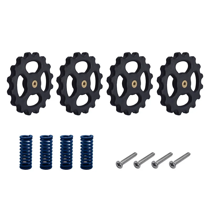 

3D Printer Accessories CR10 Hot Bed Leveling Nut Thumb Screw Spring M4 Leveling Kit