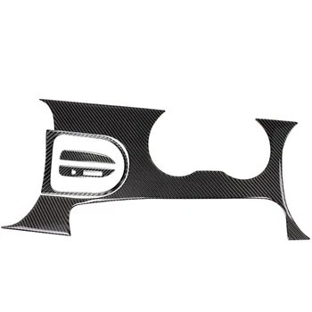 

Carbon Fiber Gear Shift Box Panel Cover Trim for Ford Mustang 2015-2017