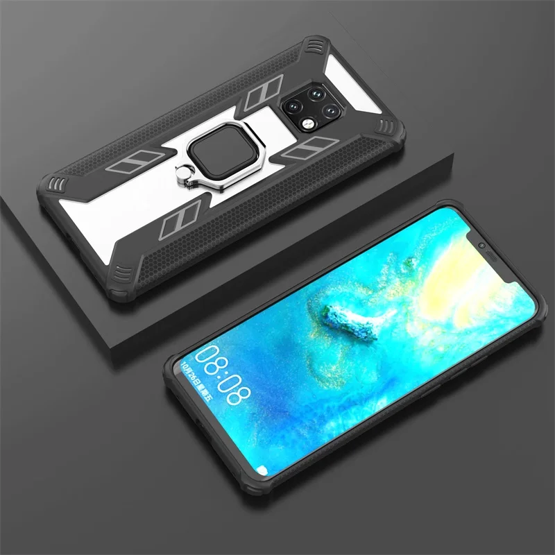 20 армированный чехол для Huawei Mate Pro 20X фотомагнитный кронштейн с кольцом