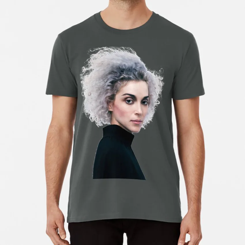 Digital Witness T shirt annie clark Pattern Print T-Shirt Extra Large Asian Size S-5XL