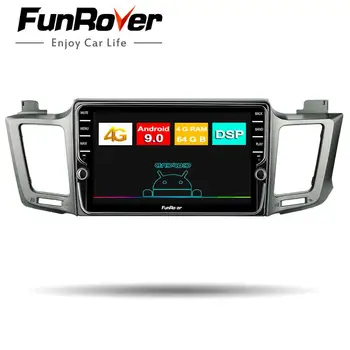 

Funrover 4G android 9.0 car radio multimedia player 2 din car dvd for Toyota RAV4 2013-2016 gps player navigation vedio DSP wifi