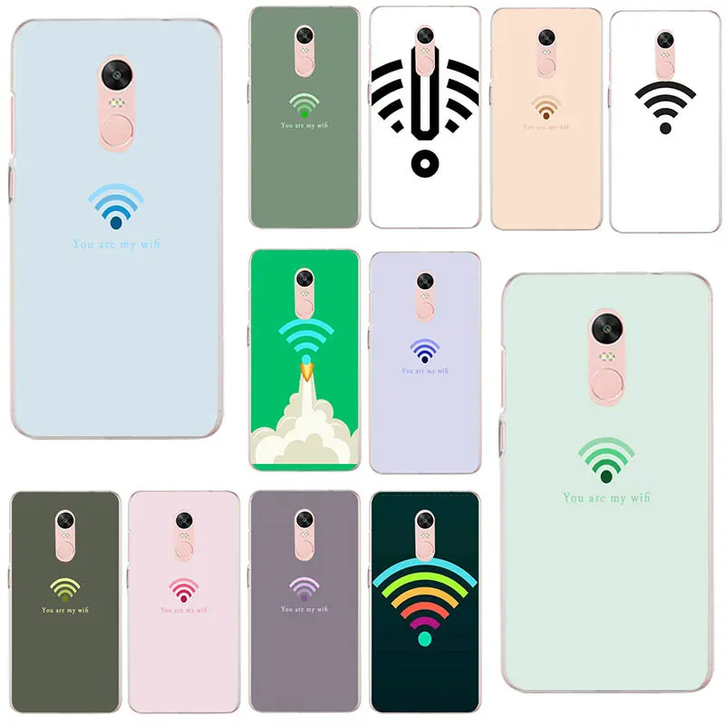 Силиконовые Мягкие ТПУ чехлы для телефонов You are My Wifi Logo Для Xiaomi Mi Redmi Mix Note Y3 2 3 4 4X 5 5A