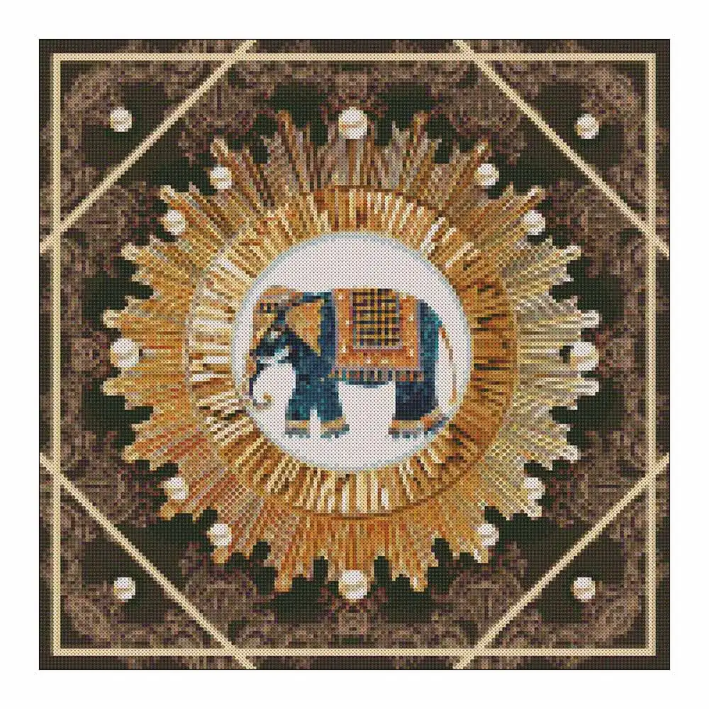 50-50  十字绣效果展示