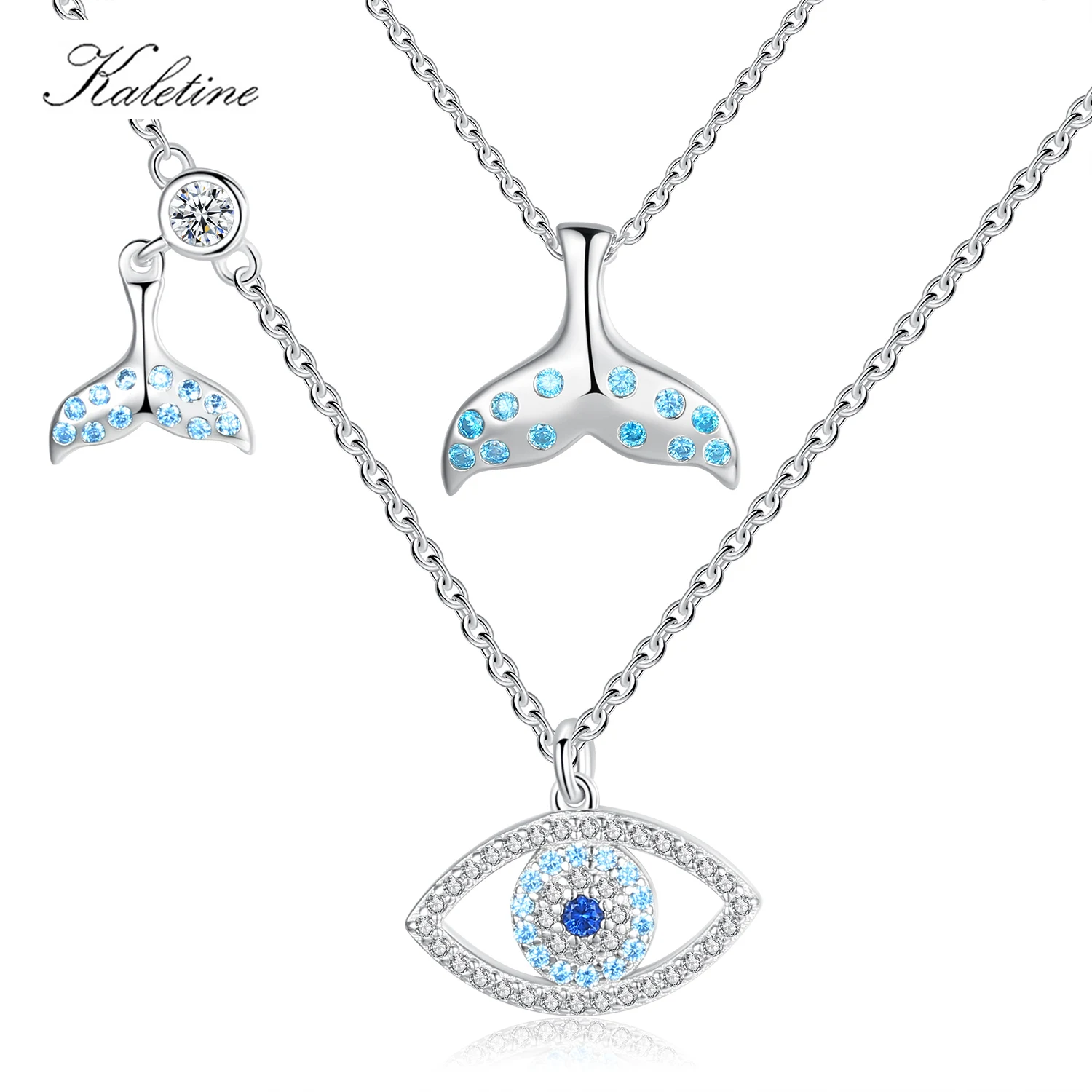 Evil Eye Sterling Silver Necklace Evil Eye Fine Jewelry Silver 925 Fashion Charm Aliexpress