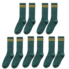 5 пар осень зима мягкие теплые женские носки женские нескользящие один размер длинные модные базовый подарок повседневные взрослые ворсовые школьные