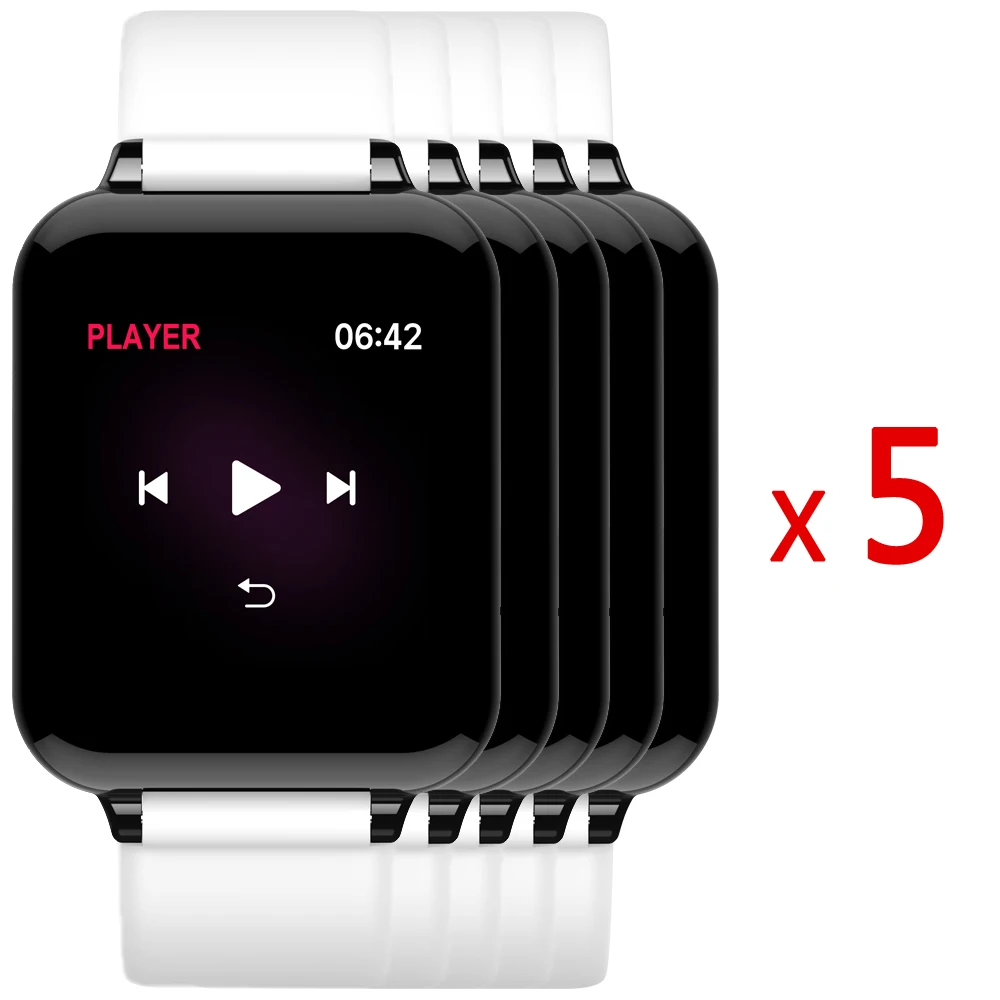 White X5 Оптовые продажи B57 Смарт-часы для мужчин и женщин для Apple Watch Android Phone монитор сердечного ритма кровяное давление B57 умные часы - Цвет: White X5