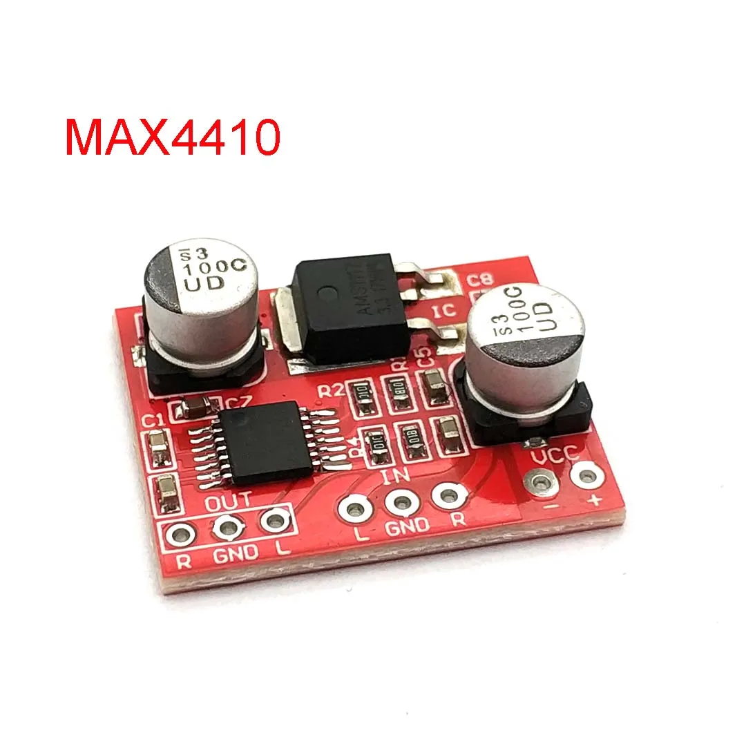 MAX4410 HIFI усилитель для наушников аудиоплата плата предварительного усилителя AMP DC3