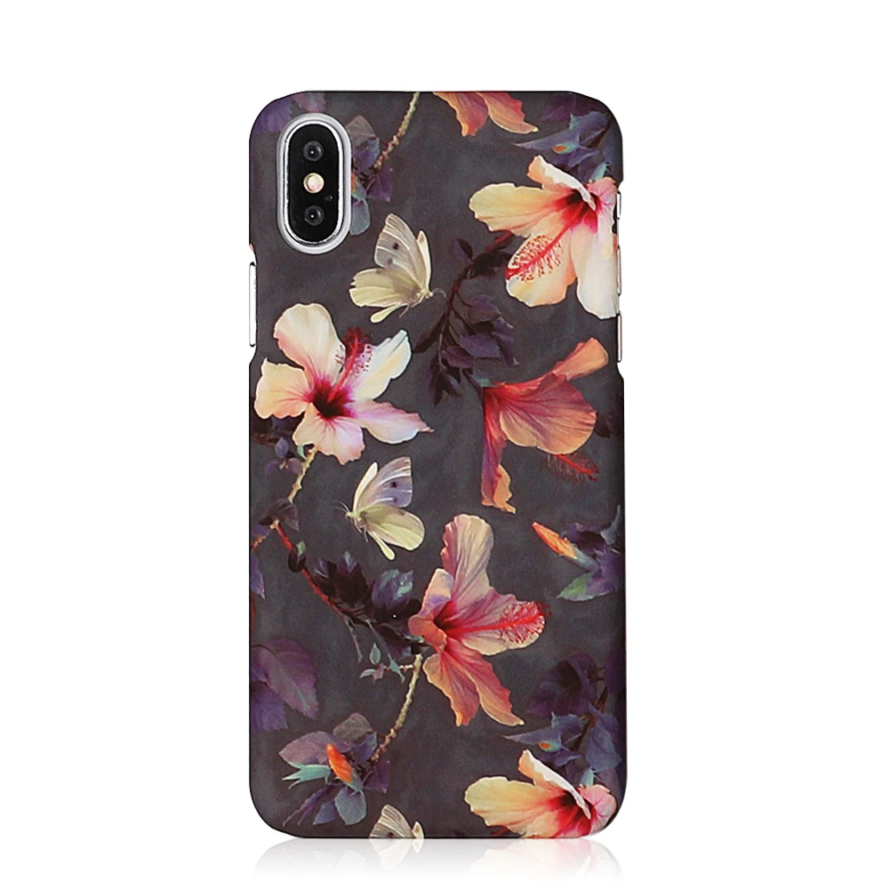 b Чехол для телефона LOVECOM для iPhone XR XS Max 5 5S SE 6 6S 7 8 Plus X свежие растения листья цветы матовая жесткая задняя крышка для телефона чехол s - Цвет: b