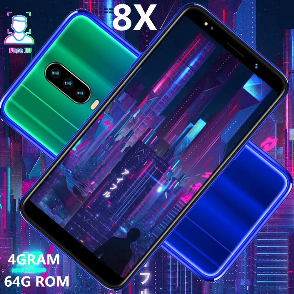 8X смартфон с 5 5-дюймовым дисплеем четырёхъядерным процессором ОЗУ 4 Гб ПЗУ 64 ГБ Мп