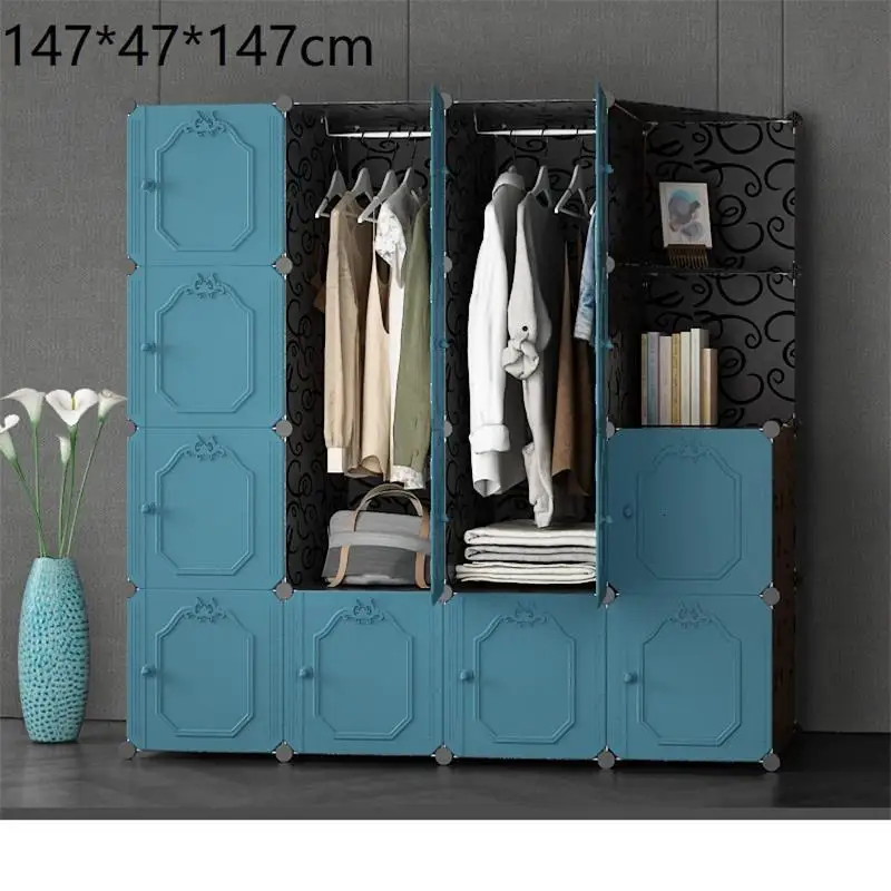 Version L Penderie Chambre Rangement Ropero Yatak Odasi Mobilya Armario Tela мебель для спальни шкаф Guarda Roupa гардероб - Цвет: Version L