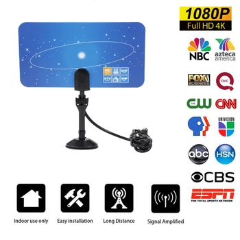 

For US High Gain Antenna 1080P Ultra thin And Lightweight Support UHF VHF signals Compatible Notebook HDTV DTV PC Multi-surface