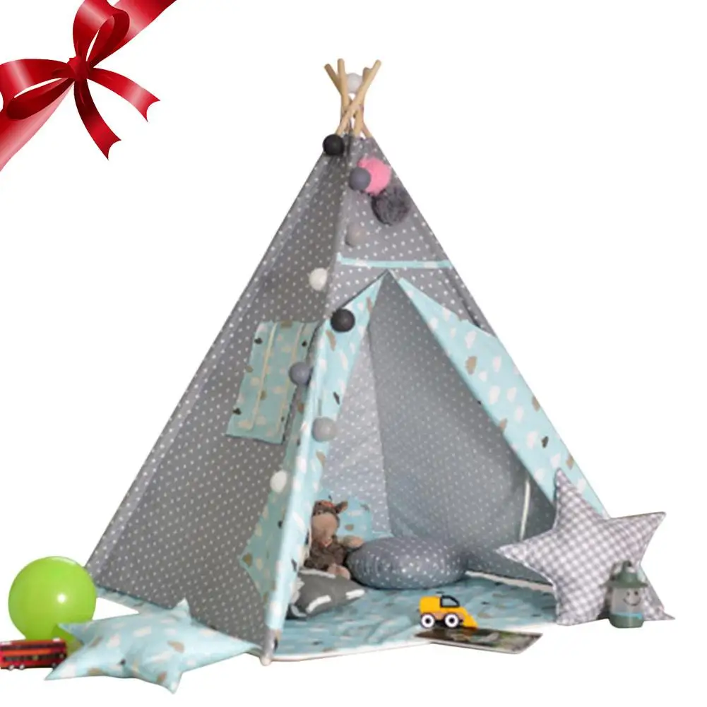 grey tipi tent