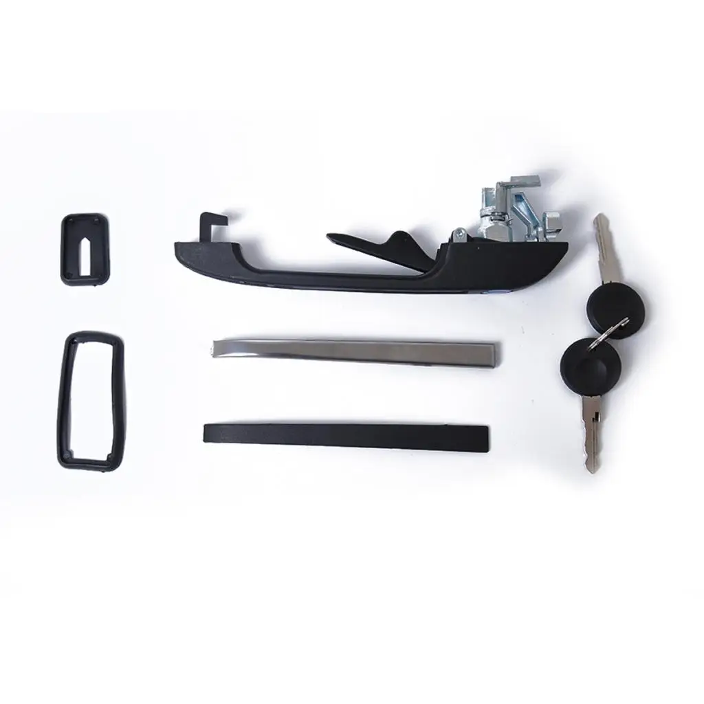 4 Pieces Full Set Car Exterior Door Handle For Vw Golf Jetta 19821992