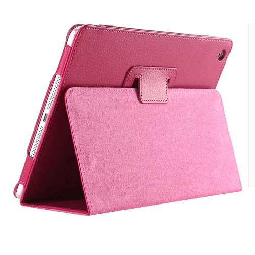 Rose 9,7 ''Folio Stand Coque для Ipad Air 1 Air 2 чехол Магнитный смарт-флип из искусственной кожи A1566 A1474 A1475 Funda для Ipad Air 1 2 Чехол - Цвет: Rose