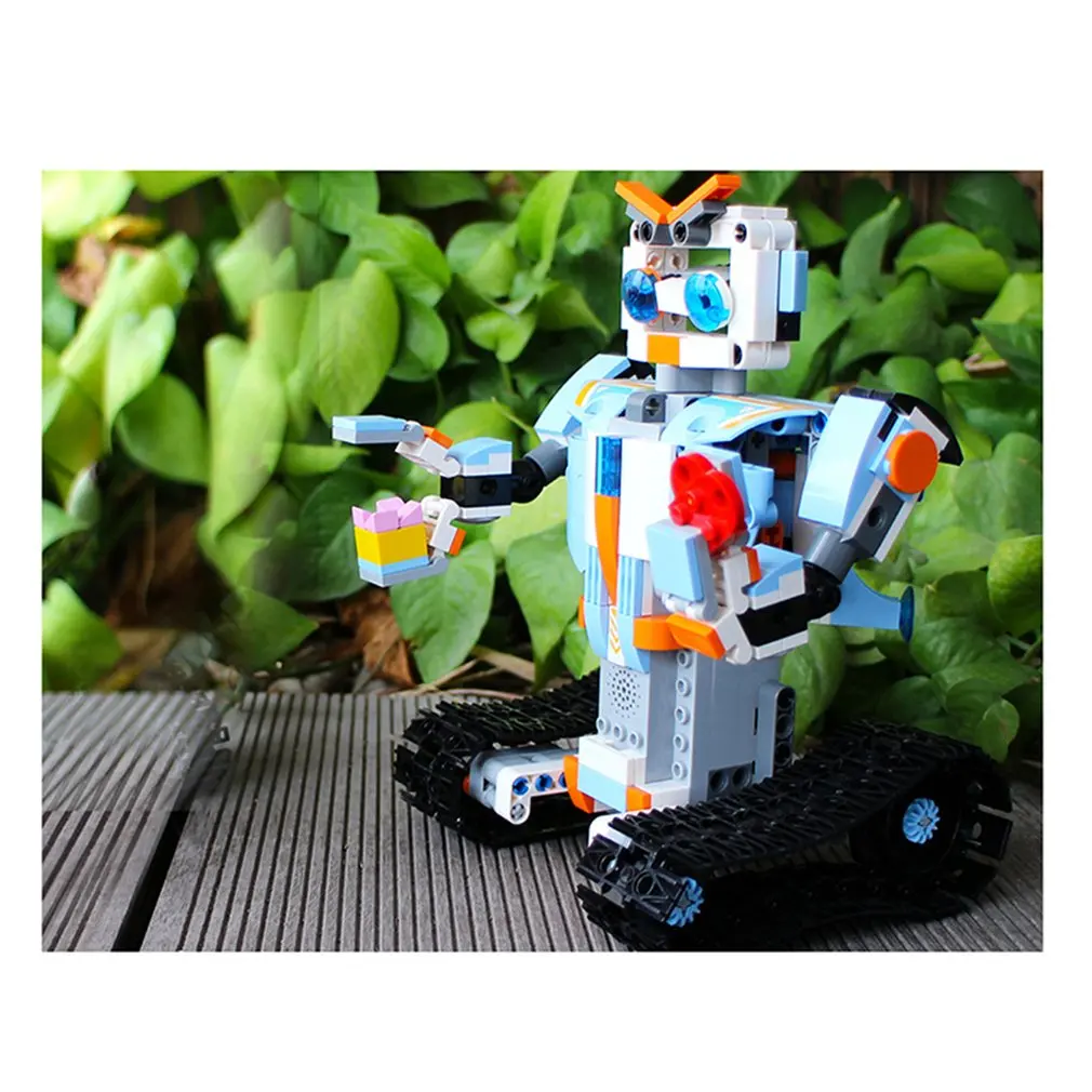 Управляемый робот с приложением DIY, собранные игрушки, новая моторная техника, функциональный робот, набор строительных блоков, кирпичи, детские игрушки, рождественские подарки