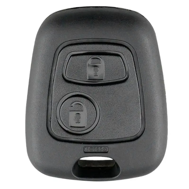 2 кнопки дистанционного авто брелок авто чехол пустой корпус ключа для Peugeot 206