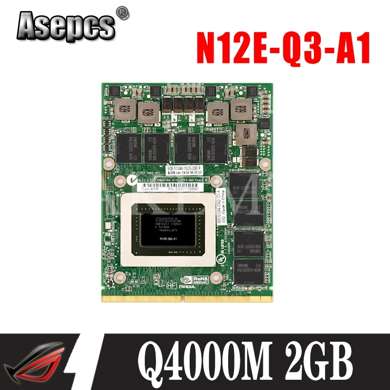 Видеокарта Q4000M GDDR5 2 ГБ с X-Bracket N12E-Q3-A1 для For DELL M6600 M15X HP 8740W 8760W 100% ТЕСТ ОК | Компьютеры