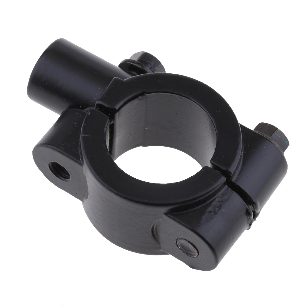 Motorcycle Metal Handle Bars Mirror Mount Clamp Fit Pit Trail Dirt Quad Bikes