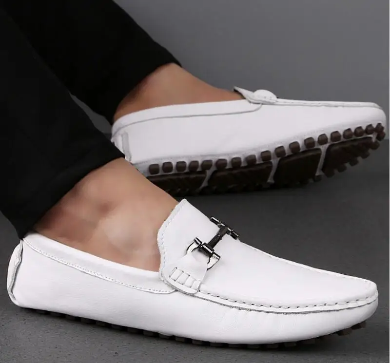 High-end large size,Designer Shoes leather casual shoes,breathable soft soles,pair of lazy shoes,mens oxford casual shoes G5.94