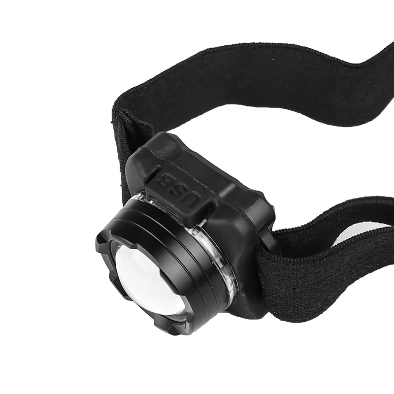 LED Headlamp COB Head Light USB Rechargeable with Built-in Battery Waterproof White Red Lighting head flashlight,cob headlamp