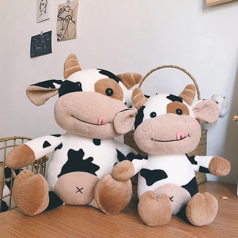25/35 см Kawaii мягкие игрушки животные корова плюшевые куклы милая для сна девочек